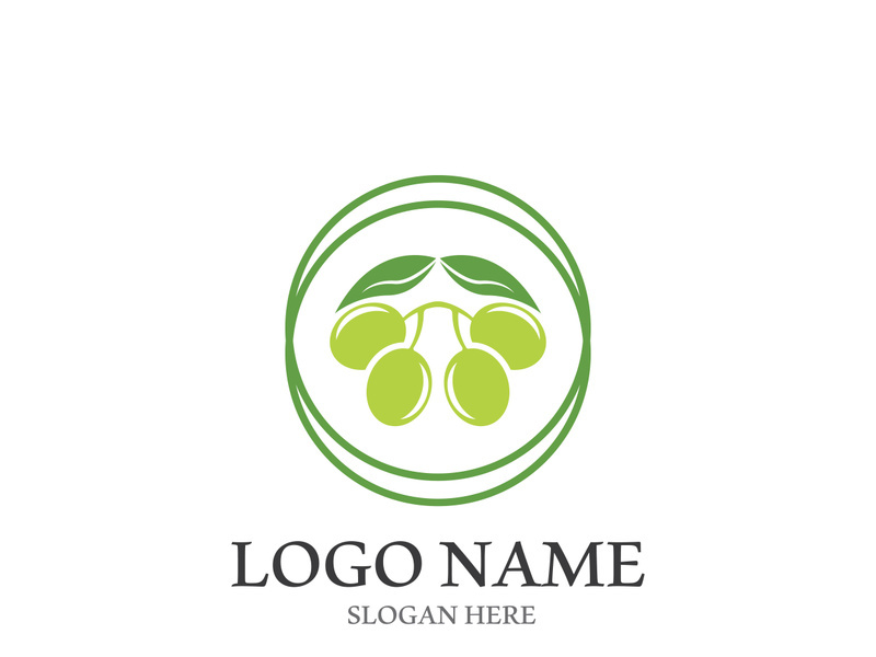 olive icon vector illustration design template