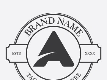 A vintage logo preview picture