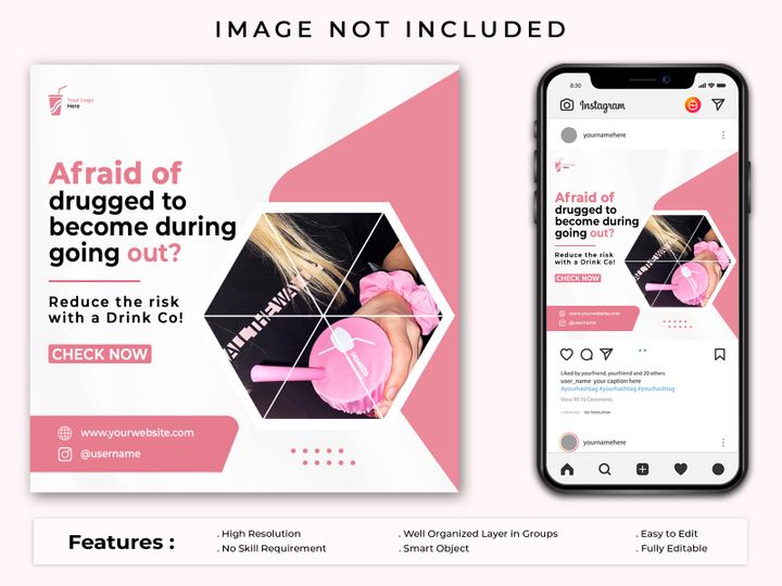 Social Media Post Template Premium PSD