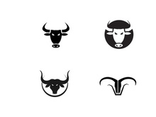 bulls head horn logo