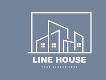 House Logo, Building Furniture Design