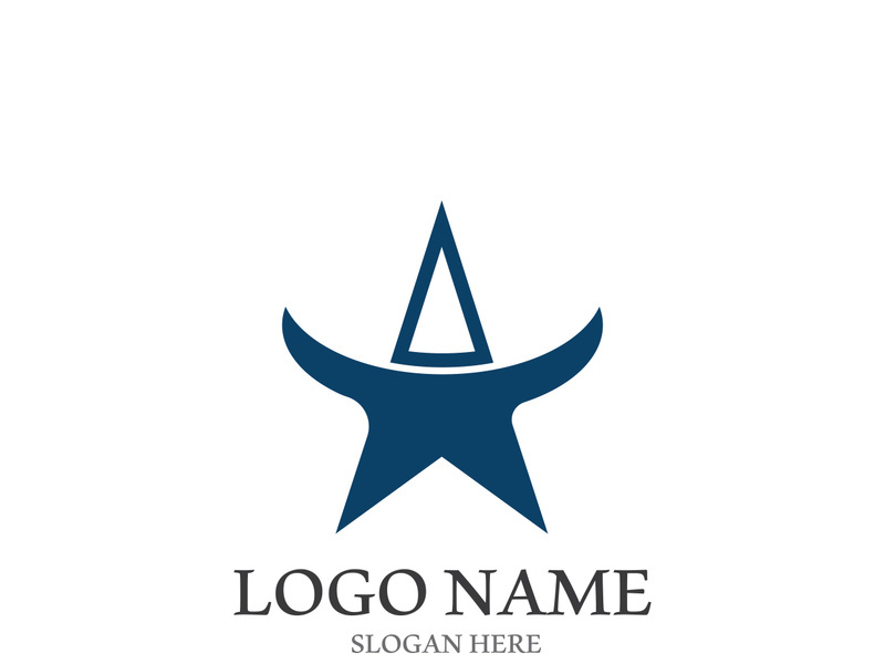 Star icon template vector illustration design