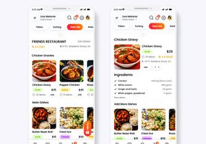 Food Order and Delivery Mobile App UI Kit