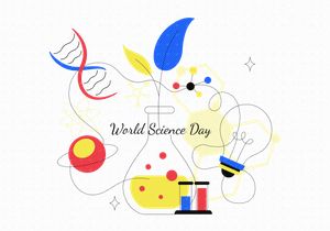 6 World Science Day Illustration