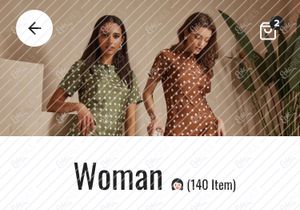 Women's Fashion store app UI Kit