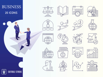 Business And Finance Icon Set preview picture