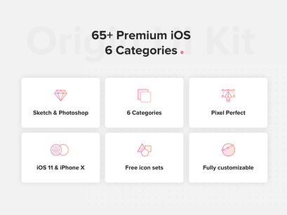 Origin Mobile UI Kit for SKETCH