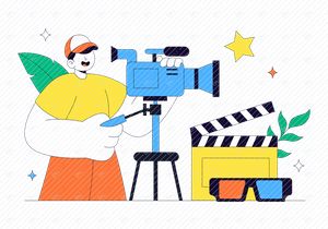 10 Movie Vector Illustration