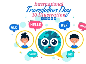 10 International Translation Day Illustration preview picture