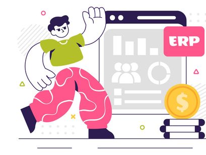 10 ERP Software System Illustration