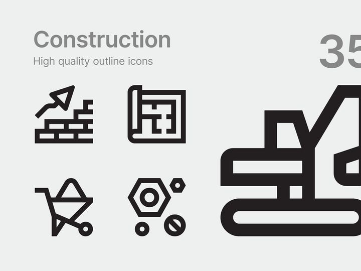 Construction icons