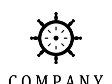 The cruise logo,ship steering logo, boat, yacht, rope, maritime, anchor. Logo for business, sailor, sailing, tourism