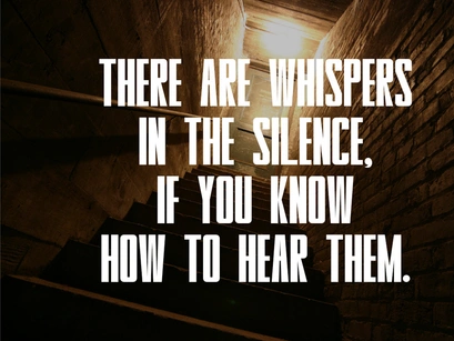 Whispers - Condensed Sans Serif