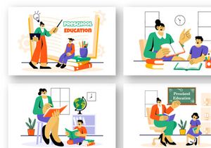 9 Preschool Education Illustration