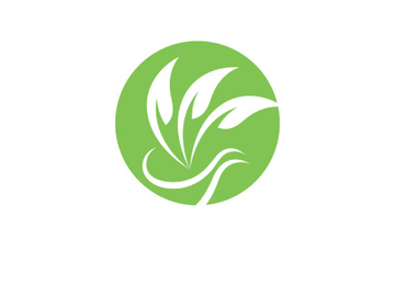 Nature leaf eco green logo icon preview picture