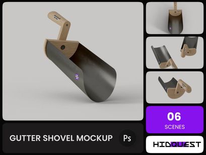 Gutter Shovel Mockup