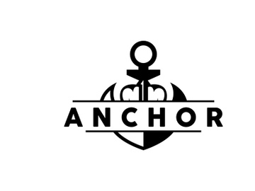 Anchor Logo, Ocean Ship Vector, Simple Minimalist Design preview picture