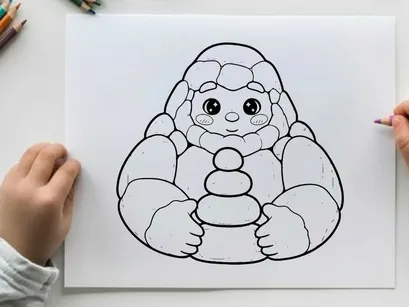 Cute cartoon sloth holding pacifier vector illustration