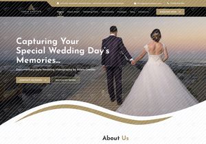 UI Kit para Site de Videógrafo de Casamento