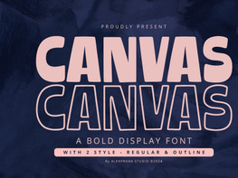 Canvas - Display Font preview picture