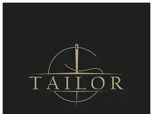 tailor logo icon illustration template combination of buttons for clothes, thread and sewing machine, for clothing product design, convection companies, fashion in vector form