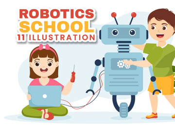 11 Robotics School Illustration preview picture