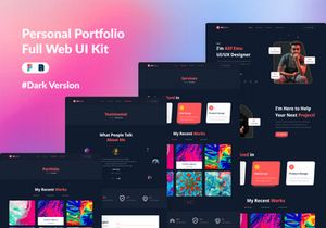 Personal Portfolio Web UI Kit
