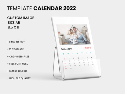 Calendar 2022 - Custom Image