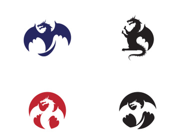 Dragon icon vector illustration design preview picture