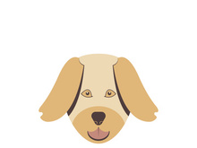 Dog logo vector design icon illustration template