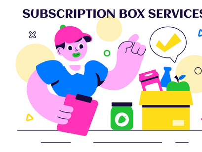 10 Subscription Box Services Illustration
