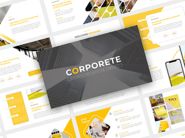 CORPORETE - Creative & Business PowerPoint Template preview picture