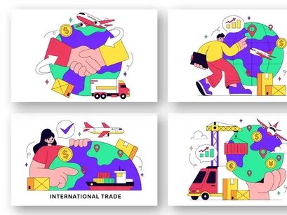 10 International Trade Illustration