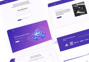 Standard Landing Page for Tech Company