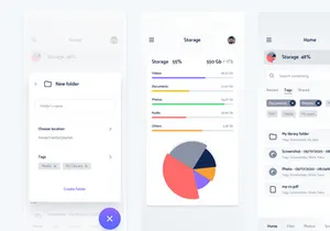 Online File Manager App UI Kit
