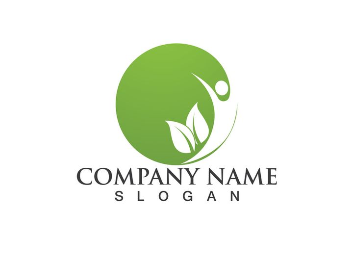 Health life people tree leaf green logo