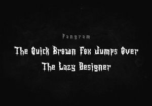 Solo Level - Death Metal Energy Font