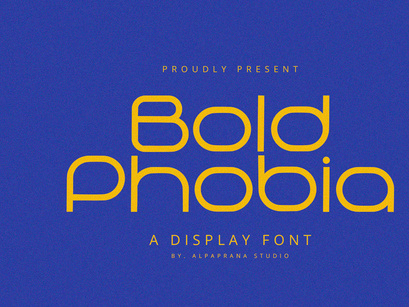 Bold Phobia - Display Font