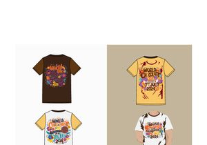 t shirt design world chocolate day with a floral design Bundle