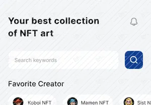 Verse Time - NFT Marketplace Design Mobile App