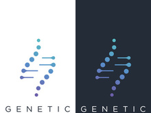 DNA element logo. Bio tech, DNA people, bio DNA, spiral DNA. Logo can be for science, pharmacy and medical.