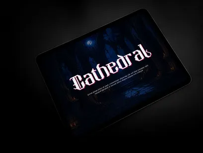 Morglitch | Pixelated Font