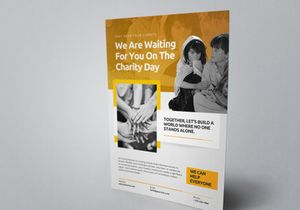 Charity Donation Marketing Flyer