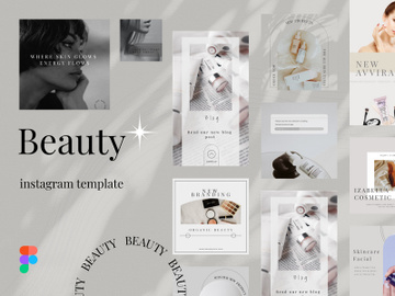 Instagram Beauty Blogger "KQW" Canva preview picture
