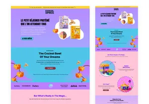 7 Sass Landing Page UI KIT
