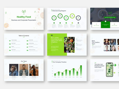 Healthy Food PowerPoint Template