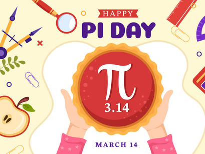 15 World Pi Day Illustration