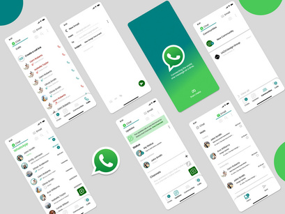 WhatsApp Redesign IOS UI KIT