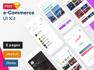 Free e-commerce UI Kit preview picture