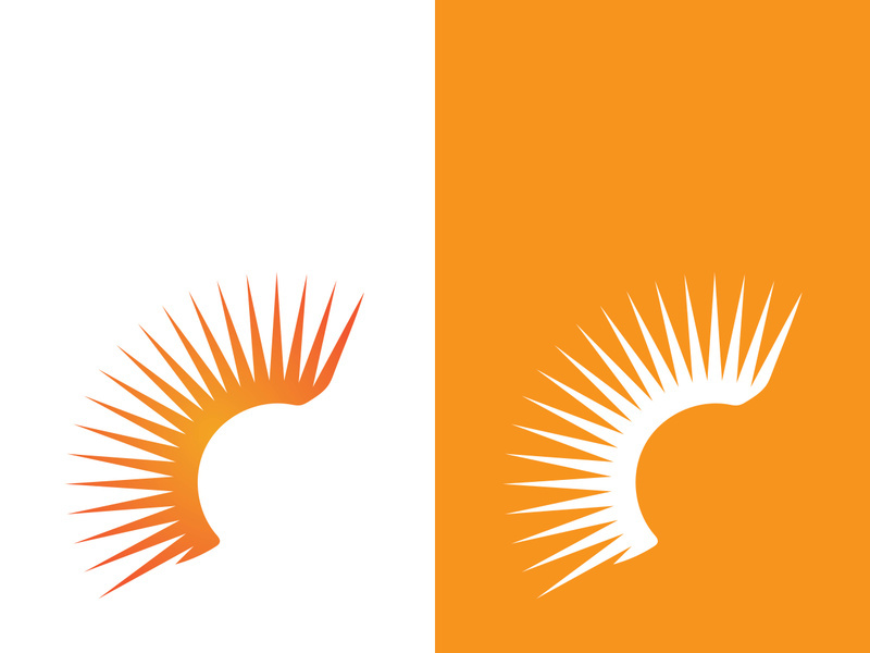 Sun vector illustration icon logo template design